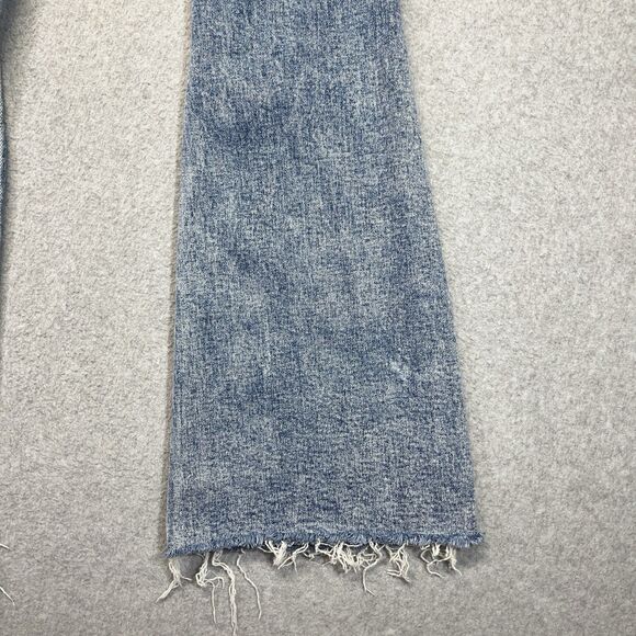 BKE Stella Slim Fit Low Rise Flare Jeans Women’s 28x32 Stone Wash Open Hem - Picture 13 of 16